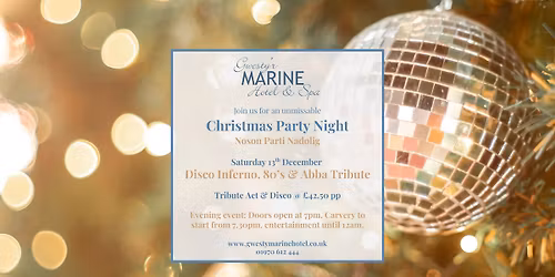 Christmas Party Night - Disco Inferno, 80\u2019s & Abba Tribute