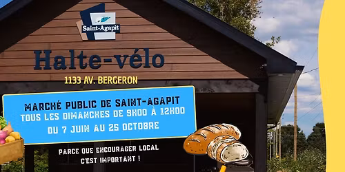 March\u00e9 Public de Saint-Agapit 2026