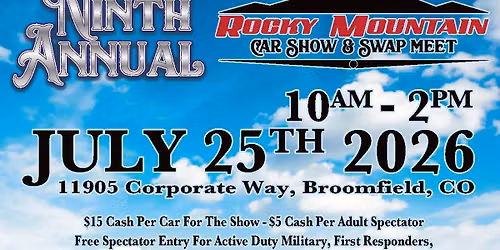 Rocky Mountain Car Show and Swap Meet