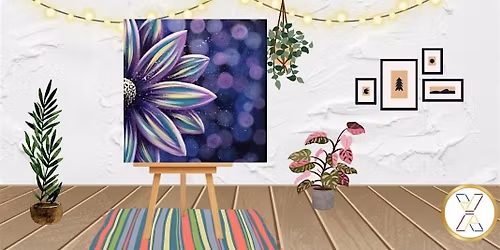 BYOB Paint & Sip : \u201cPurple Flowers\u201d