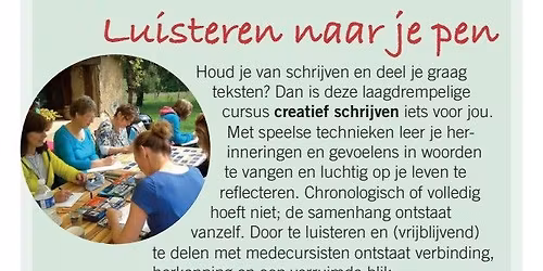 Introductie workshop Luisteren naar je pen 