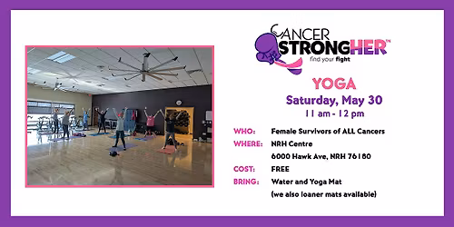Cancer StrongHER Yoga — May 30, 2026