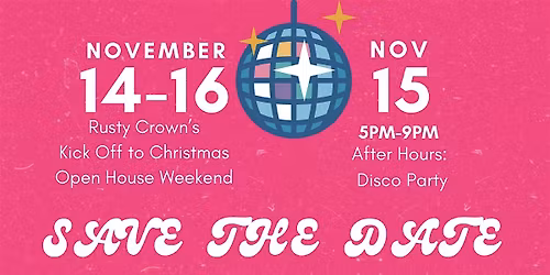 A Very Disco Christmas Party at Rusty Crown