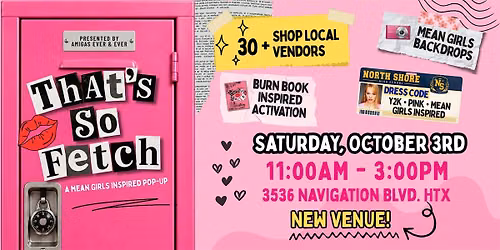 That's so Fetch: A Mean Girls Inspired Pop-Up
