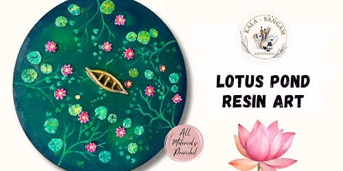 Lotus Pond Resin Art