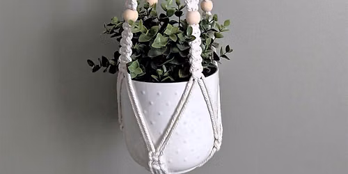 Macrame Workshop: Beaded Plant Hanger