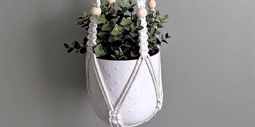 Macrame Workshop: Beaded Plant Hanger
