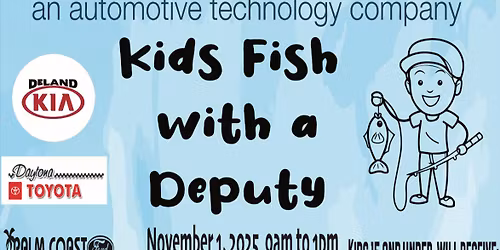 Kids Fish with a Deputy