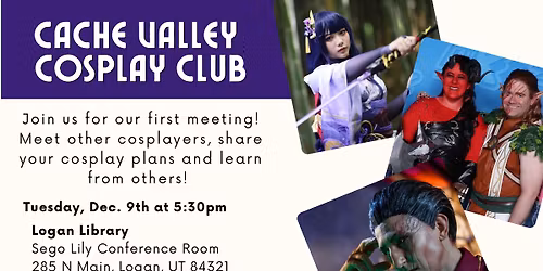 Meetup! Cache Valley Cosplay Club