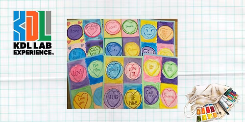 Art Party: Conversation Hearts Pop Art