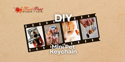 Paint & Sip - DIY Mini Pet Polymer Clay Keychain Workshop in Toronto