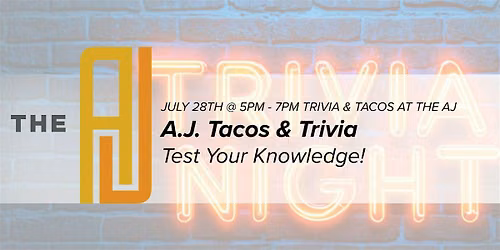 Tacos & Trivia at The A.J.
