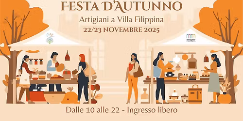 FESTA D\u2019AUTUNNO, artigiani a Villa Filippina 22-23 novembre 