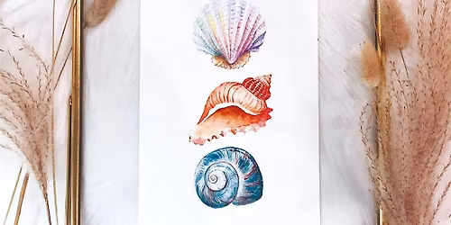 Adult Watercolour Workshop (Seashells)