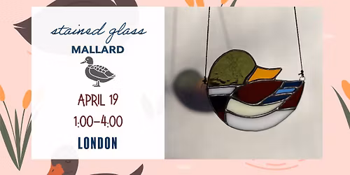 Stained Glass Mallard Class - LONDON