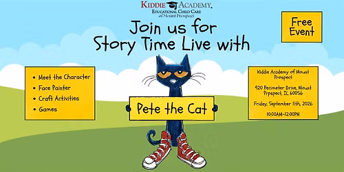 Story Time Event with Pete the Cat