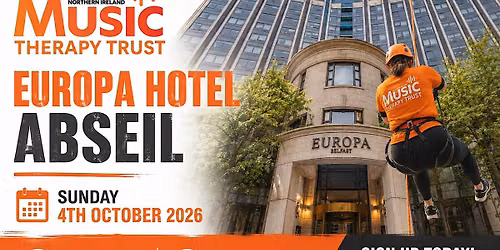 Europa Hotel Abseil in aid of Northern Ireland Music Therapy Trust