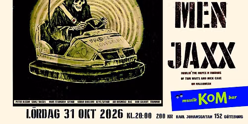 Wolf Men Jaxx utmanar sp\u00f6ken och oknytt p\u00e5 KoM p\u00e5 Alla Helgons Dags kv\u00e4ll 31\/10 kl 20.00