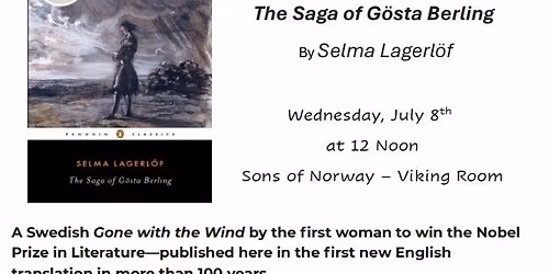 Lesering Book Club - The Saga of G\u00f6sta Berling By Selma Lagerl\u00f6fr