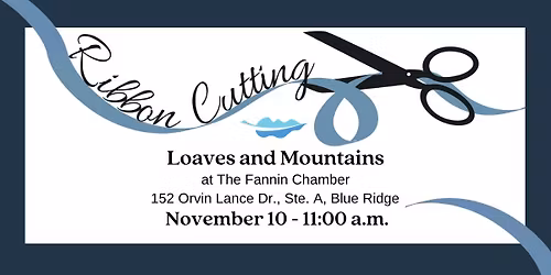 Ribbon Cutting for Loaves and Mountains