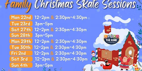 Family Christmas Roller Skate Sessions