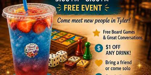Sip* Mingle* Make New Friends