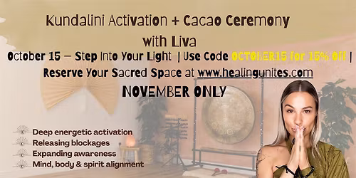 Kundalini Activation & Sacred Cacao Ceremony