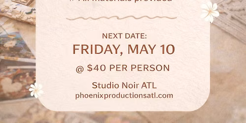 \u2728 Create & Connect: Craft Lounge at Studio Noir