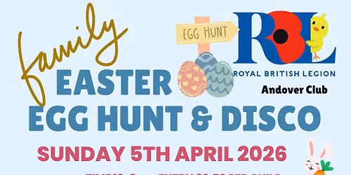 Easter Egg Hunt & Disco Easter Sunday !