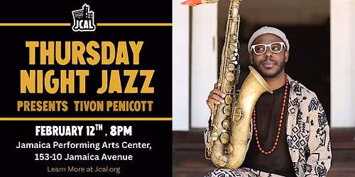 Thursday Night Jazz Presents Tivon Penicott