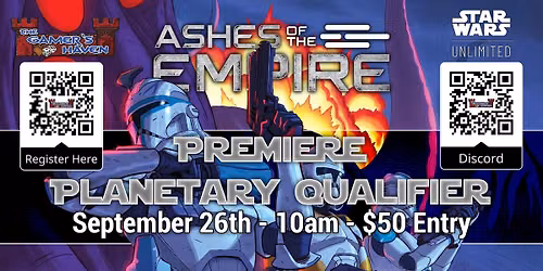 Ashes of the Empire Planetary Qualifier