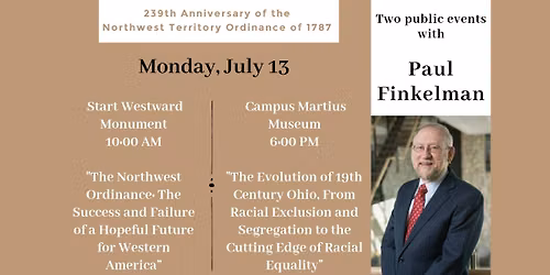 Paul Finkelman at Campus Martius Museum