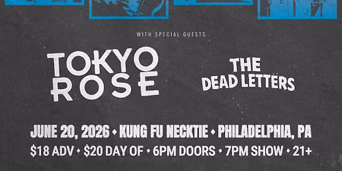Dead Wrong Album Release Show with Tokyo Rose & The Dead Letters