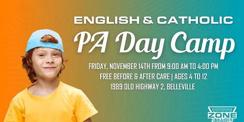 PA Day Camp - Ages 4 to 12