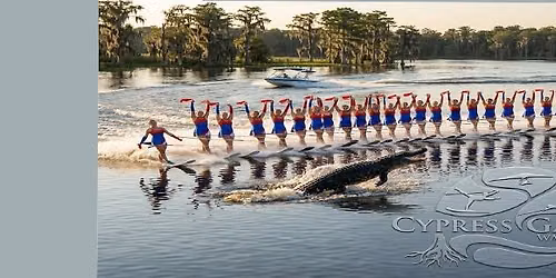 Free Ski Show!!!! Please share.  Follow us on Facebook and Instagram Cypress Gardens Water Ski Show 