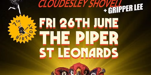 ADMIRAL SIR CLOUDESLEY SHOVELL\/\/GRIPPER LEE at The Piper, St Leonards