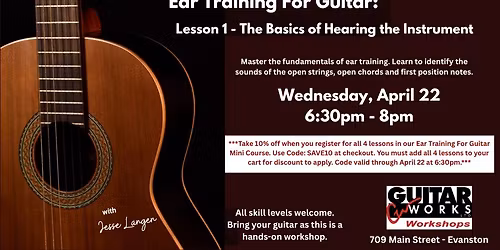 Ear Training for Guitar: Lesson 1 - The Basics of Hearing the Instrument