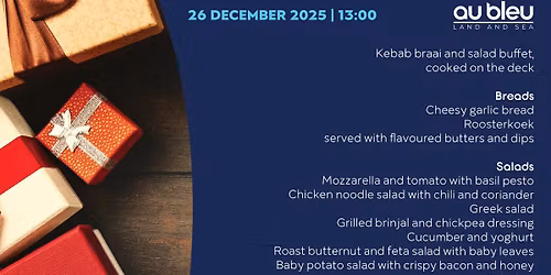 Boxing Day Bliss at Au Bleu Restaurant!