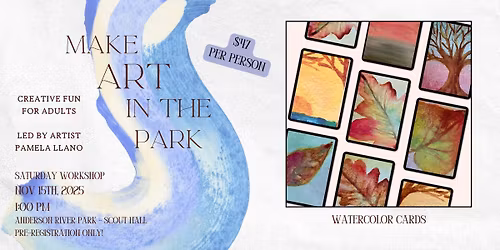 Art in the Park - Watercolor Cards