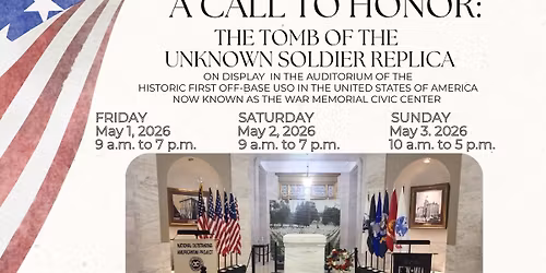 WMCC- A CALL TO HONOR: The Tomb of the Unknown Soldier Replica