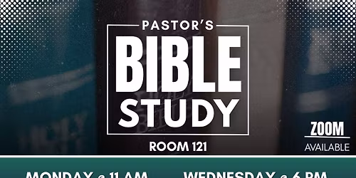 Pastor's Bible Study