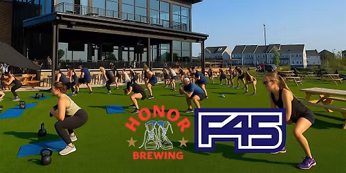 F45 Outdoor Workout at Honor Brewing