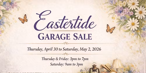 Eastertide Garage Sale