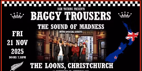 Baggy Trousers - The Sound of Madness comes to Christchurch