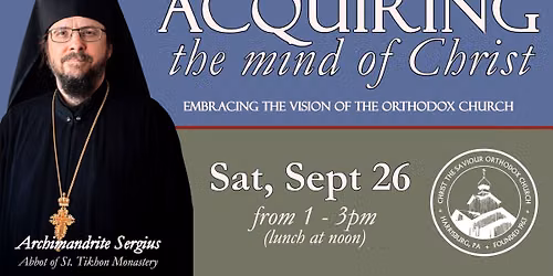 Retreat: Acquiring the Mind of Christ