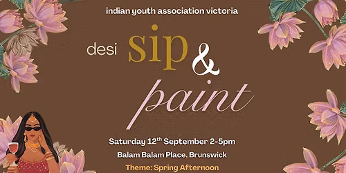 Spring Desi Sip and Paint