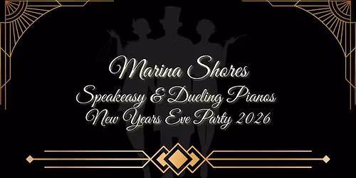 Marina Shores Speakeasy & Dueling Pianos NYE 2026 Party