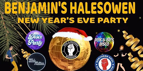 New Year's Eve Party at Benjamins Halesowen