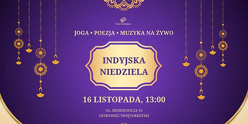 Indyjska niedziela wyciszaj\u0105ca \u2013 joga, poezja i d\u017awi\u0119ki tabli \ud83c\uddee\ud83c\uddf3\ud83e\uddd8\u200d\u2640\ufe0f