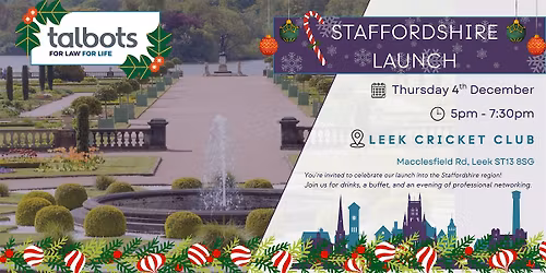 Staffordshire Festive Launch